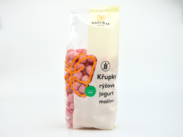 Rýžové křupky jogurt/malina 140 g Natural Jihlava 